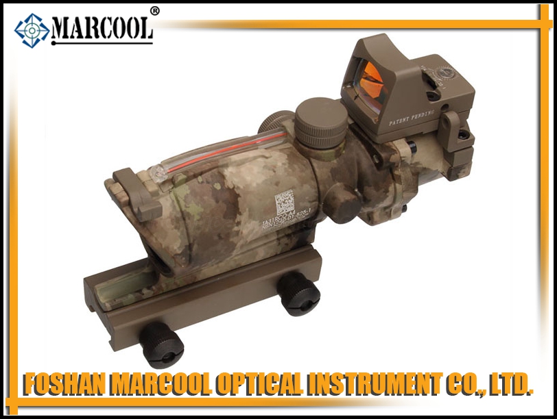 ACOG SCOPE GL 4X32 With Red Fiber and Dimming in AT-FG color