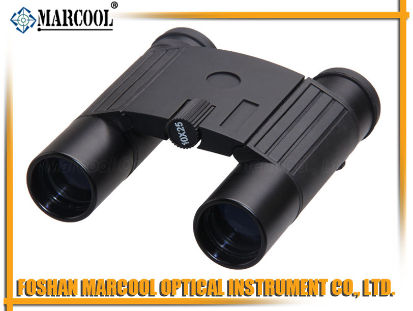 10X25 Mini Black Binocular
