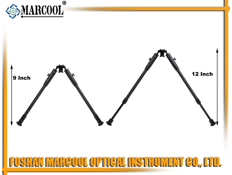 9 inch Bipod with Below 11mm Dovetail Rail