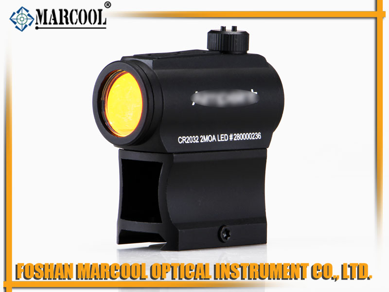 Micro T-1 Red Dot with Tall Riser in black