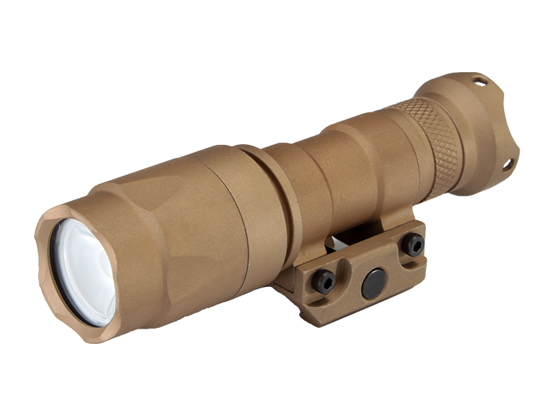 M300A LED Weapon Flashlight Weaver Rails-Mountable With Remote Pressure Switch In Tan