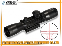 2-6X32EG Three sides rail Rifle Scope