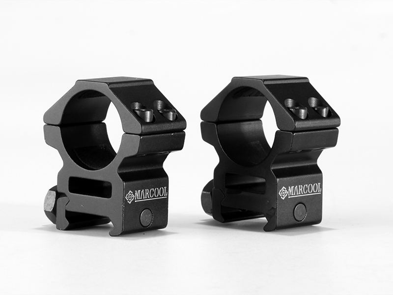 MARCOOL 25.4mm  4 Screws 2020-1 Low Weaver Rings Packed in Plastic Box