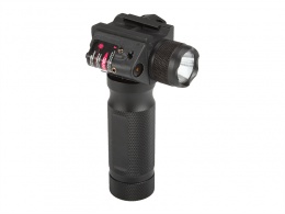 Red Laser LED Flashlight Grip